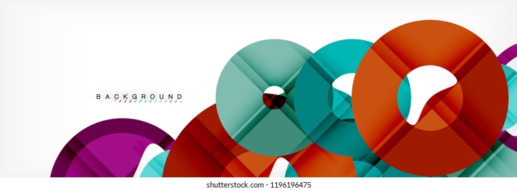Modern geometrical abstract background, vector illustration