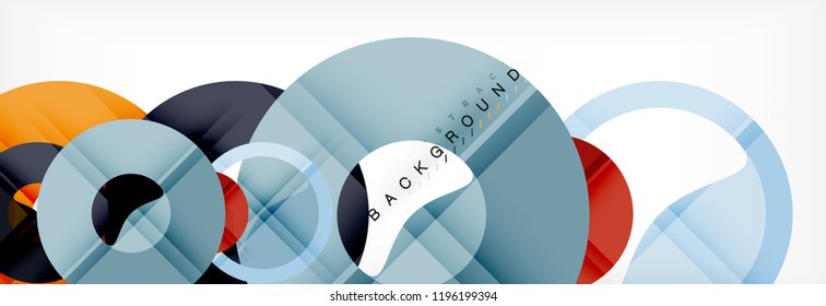 Modern geometrical abstract background, vector illustration