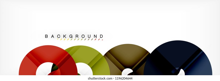 Modern geometrical abstract background, vector illustration