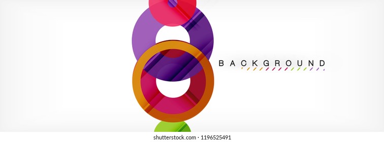Modern geometrical abstract background, vector illustration