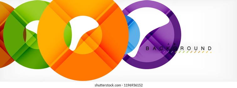 Modern geometrical abstract background, vector illustration