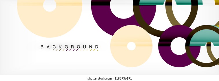 Modern geometrical abstract background, vector illustration