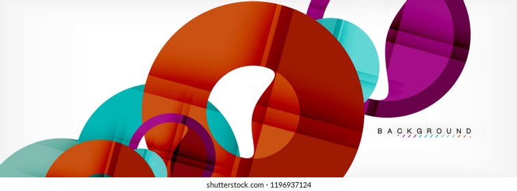 Modern geometrical abstract background, vector illustration