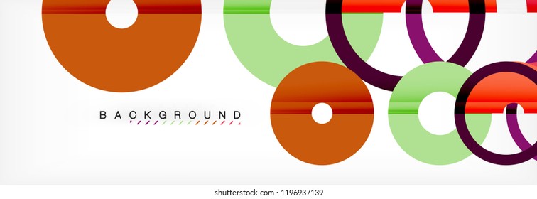 Modern geometrical abstract background, vector illustration