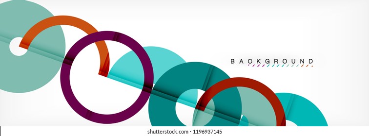 Modern geometrical abstract background, vector illustration