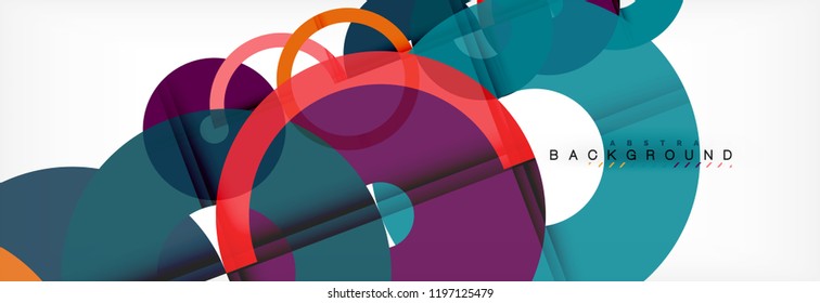 Modern geometrical abstract background, vector illustration