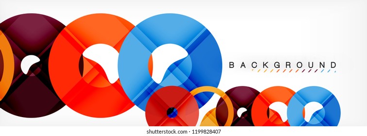 Modern geometrical abstract background, vector illustration