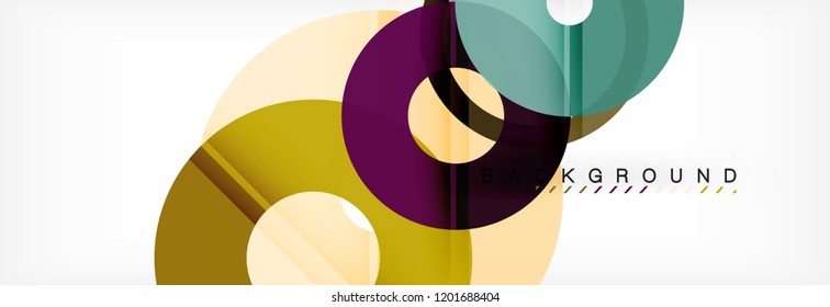 Modern geometrical abstract background, vector illustration