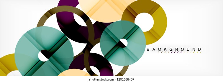 Moderner, geometrischer abstrakter Hintergrund, Vektorgrafik