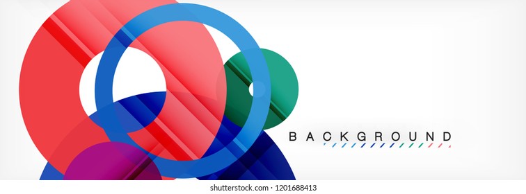 Modern geometrical abstract background, vector illustration