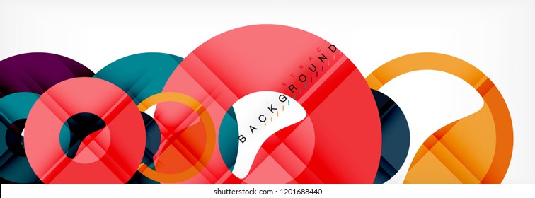 Modern geometrical abstract background, vector illustration