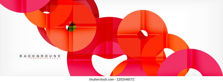 Modern geometrical abstract background, vector illustration