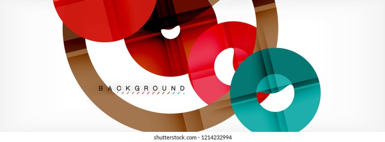 Modern geometrical abstract background, vector illustration