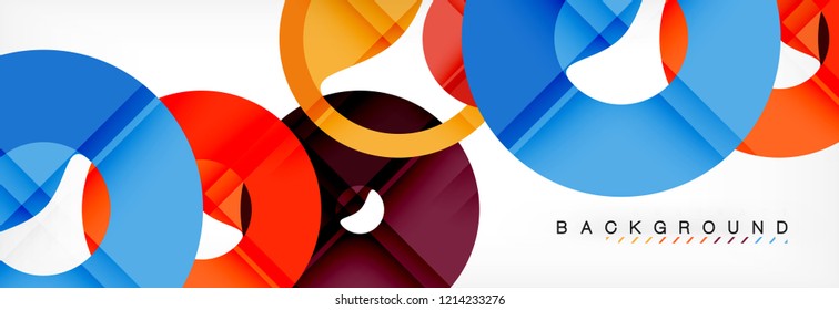 Modern geometrical abstract background, vector illustration
