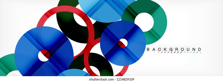 Modern geometrical abstract background, vector illustration