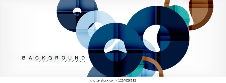 Modern geometrical abstract background, vector illustration