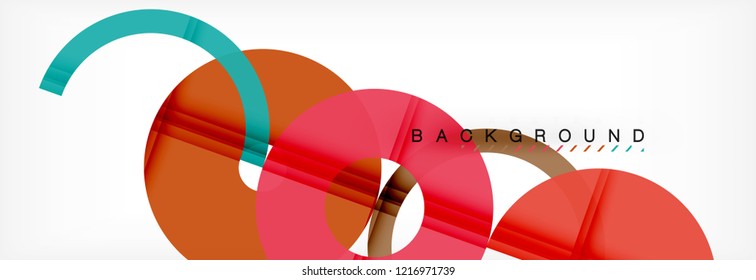 Modern geometrical abstract background, vector illustration