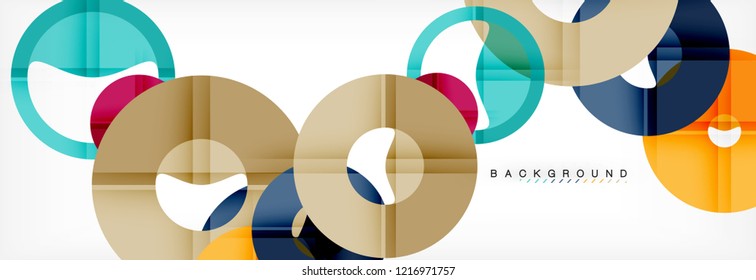 Modern geometrical abstract background, vector illustration