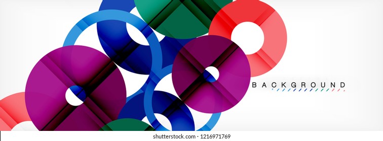 Modern geometrical abstract background, vector illustration