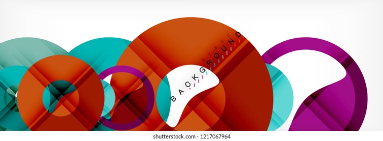 Modern geometrical abstract background, vector illustration