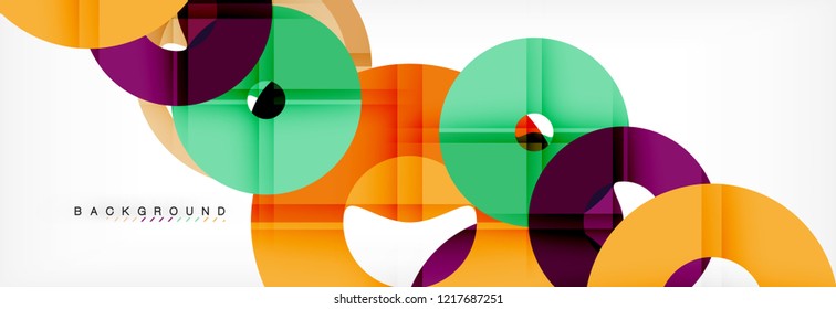 Modern geometrical abstract background, vector illustration