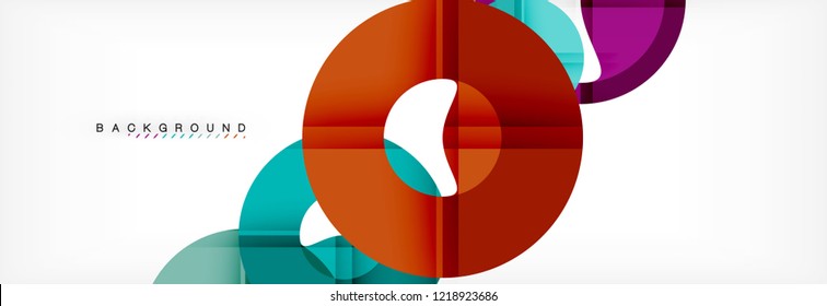 Modern geometrical abstract background, vector illustration