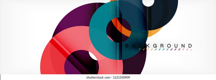 Moderner, geometrischer abstrakter Hintergrund, Vektorgrafik