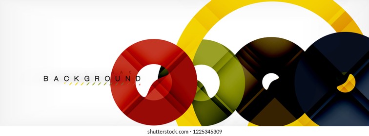 Modern geometrical abstract background, vector illustration
