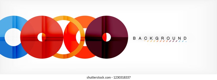 Modern geometrical abstract background, vector illustration