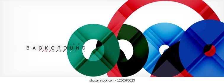 Modern geometrical abstract background, vector illustration