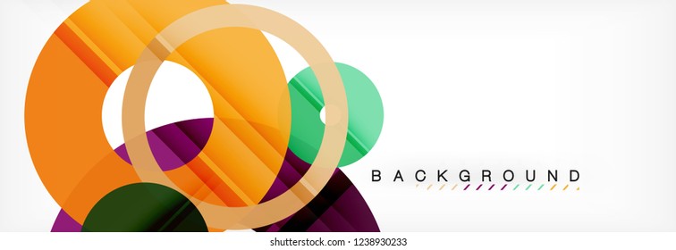 Modern geometrical abstract background, vector illustration