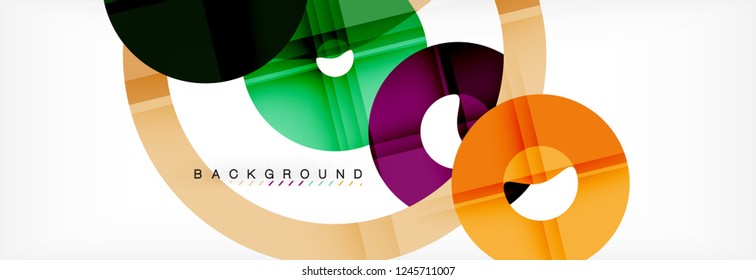 Fondo abstracto geométrico moderno, ilustración vectorial