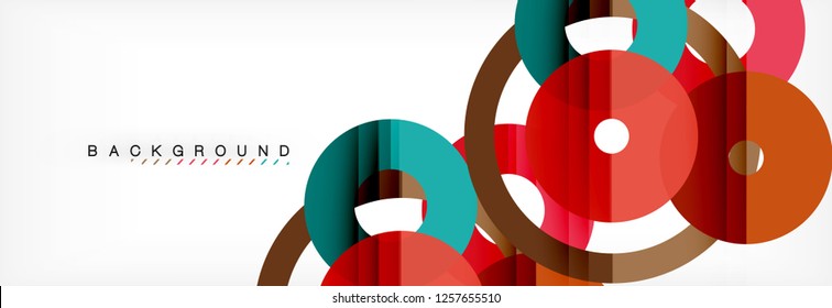 Modern geometrical abstract background, vector illustration