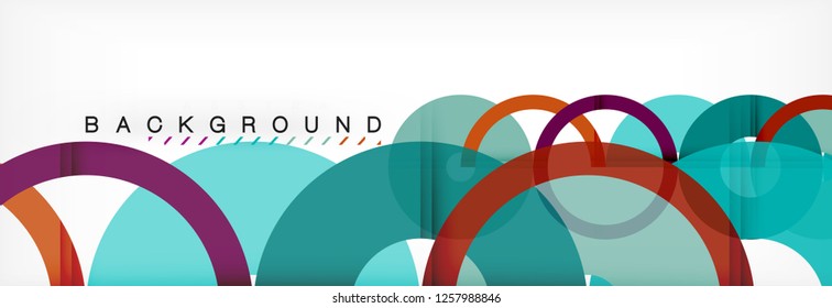 Modern geometrical abstract background, vector illustration