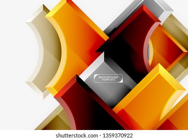 Fondo abstracto geométrico moderno. Diseño mínimo de vectores