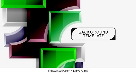 Modern geometrical abstract background. Vector minimal design