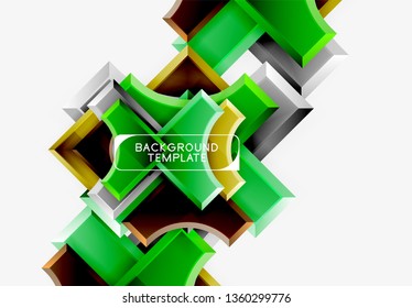 Moderner, geometrischer abstrakter Hintergrund. minimales Vektordesign