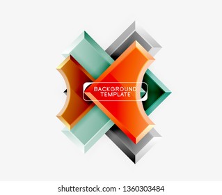 Fundo abstrato geométrico moderno. Design mínimo de vetor