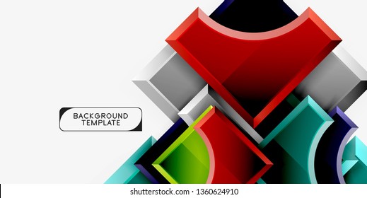 Fondo abstracto geométrico moderno. Diseño mínimo de vectores