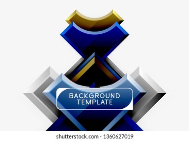 Fondo abstracto geométrico moderno. Diseño mínimo de vectores