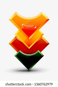Modern geometrical abstract background. Vector minimal design