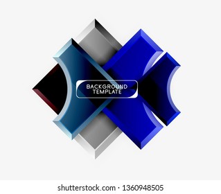Modern geometrical abstract background. Vector minimal design