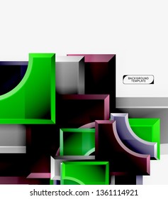 Fondo abstracto geométrico moderno. Diseño mínimo de vectores