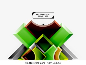 Fundo abstrato geométrico moderno. Design mínimo de vetor