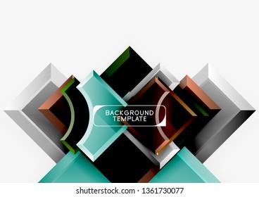 Modern geometrical abstract background. Vector minimal design