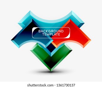 Fondo abstracto geométrico moderno. Diseño mínimo de vectores