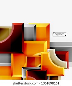 Fundo abstrato geométrico moderno. Design mínimo de vetor