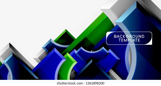 Fondo abstracto geométrico moderno. Diseño mínimo de vectores