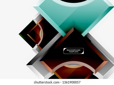 Modern geometrical abstract background. Vector minimal design