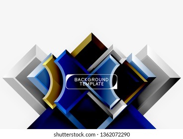 Fondo abstracto geométrico moderno. Diseño mínimo de vectores